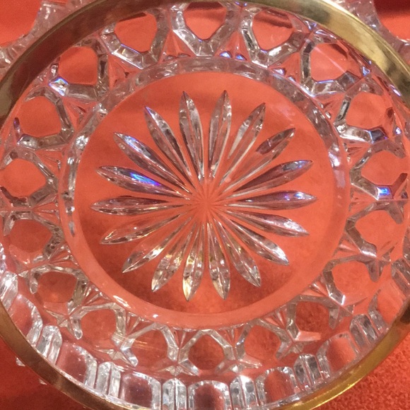 Vintage French Crystal Lidded Trinket Box - Picture 6 of 7